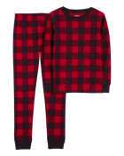 Kid 4-Piece Christmas 100% Snug Fit Cotton Pajamas, image 2 of 5 slides