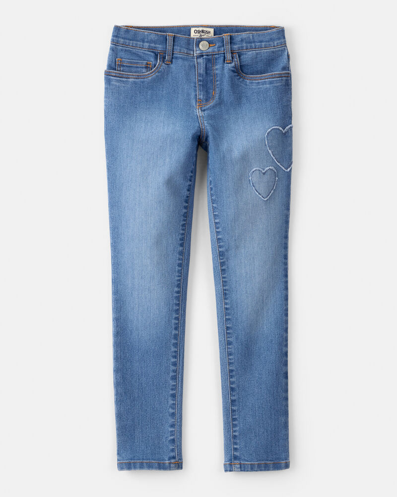 Girls Denim Skinny Jeans - Blue, image 1 of 4 slides