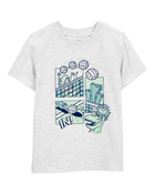 Toddler Volleyball Short-Sleeve Graphic Tee - White, image 1 of 3 slides