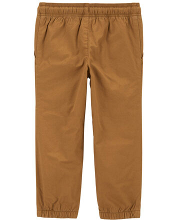 Pull-On Poplin Pants, 