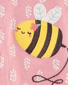 Bumble Bee 2-Way Zip Cotton Sleep & Play, image 2 of 3 slides