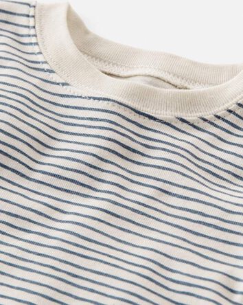 Baby Organic Cotton Pajamas Set in Stripes, 