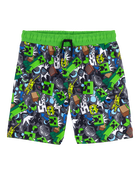 Kid Minecraft TM Swim Trunks, image 1 of 3 slides