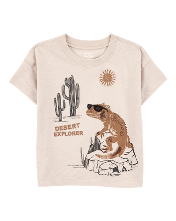 Baby Desert Lizard Graphic Tee - Ivory, 