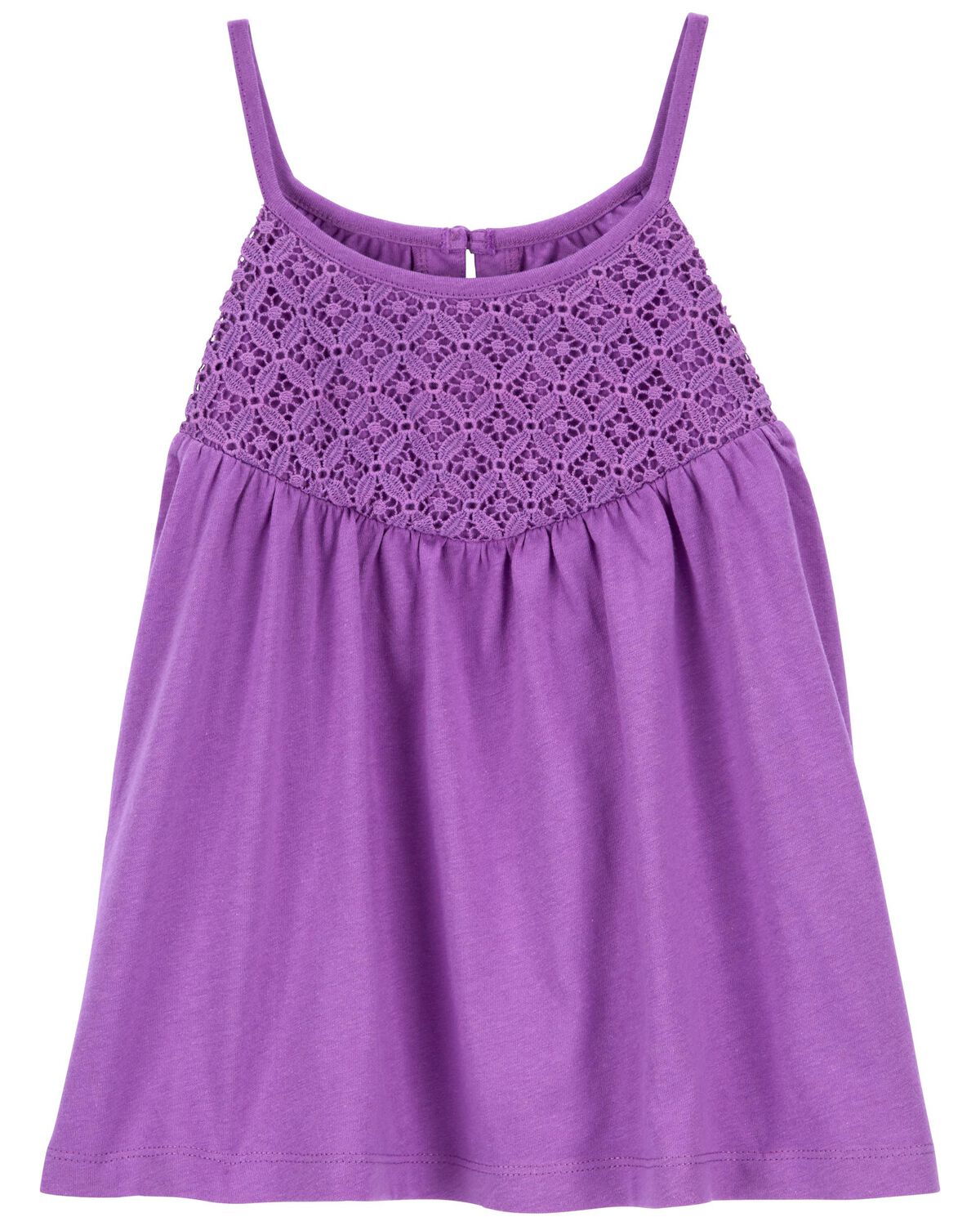 Purple Kid Crochet Sleeveless Top