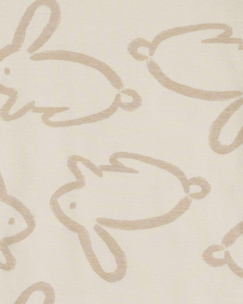 Kid 2-Piece Bunny 100% Snug Fit Cotton Pajamas, image 2 of 3 slides