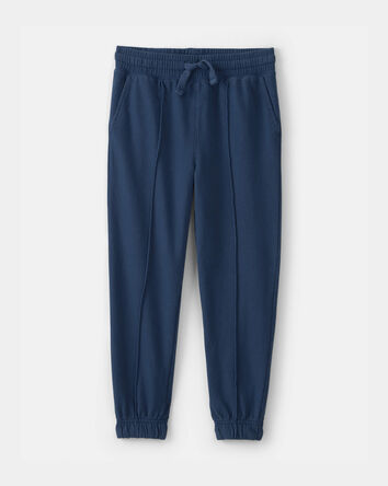 Boys French Terry Joggers - Navy Blue, 
