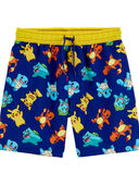 Blue/Yellow - Kid Pokémon Swim Trunks