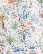 Toddler 2-Piece Organic Cotton Tropical Paradise Print Set, image 4 of 4 slides
