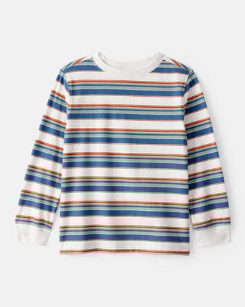 Boys Striped Long-Sleeve Tee , 