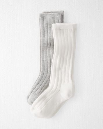 Toddler 2-Pack Socks Made With Organic Cotton, 
