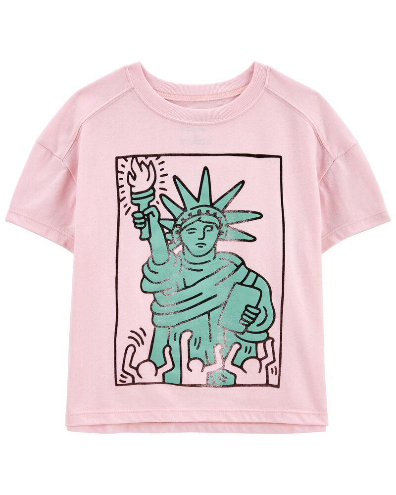 Kid Keith Haring™ Boxy Fit Graphic Tee, image 1 of 2 slides