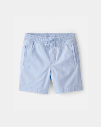 Boys Twill Shorts - Blue, 