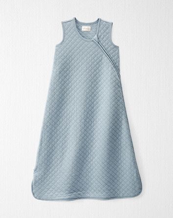 Baby Double Knit Zip Wearable Blanket in Blue Creek, 