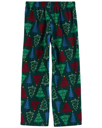 Christmas Tree Pull-On Fleece Pajama Pants, 