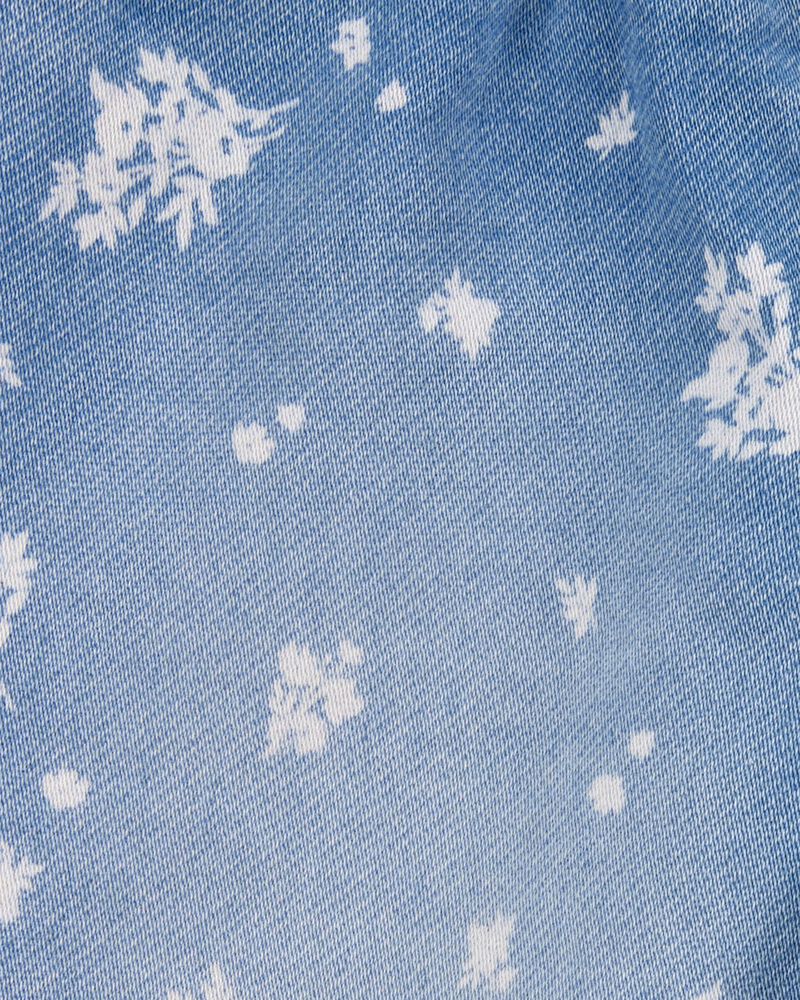 Baby Paperbag Waist Jeans - Blue, image 3 of 4 slides