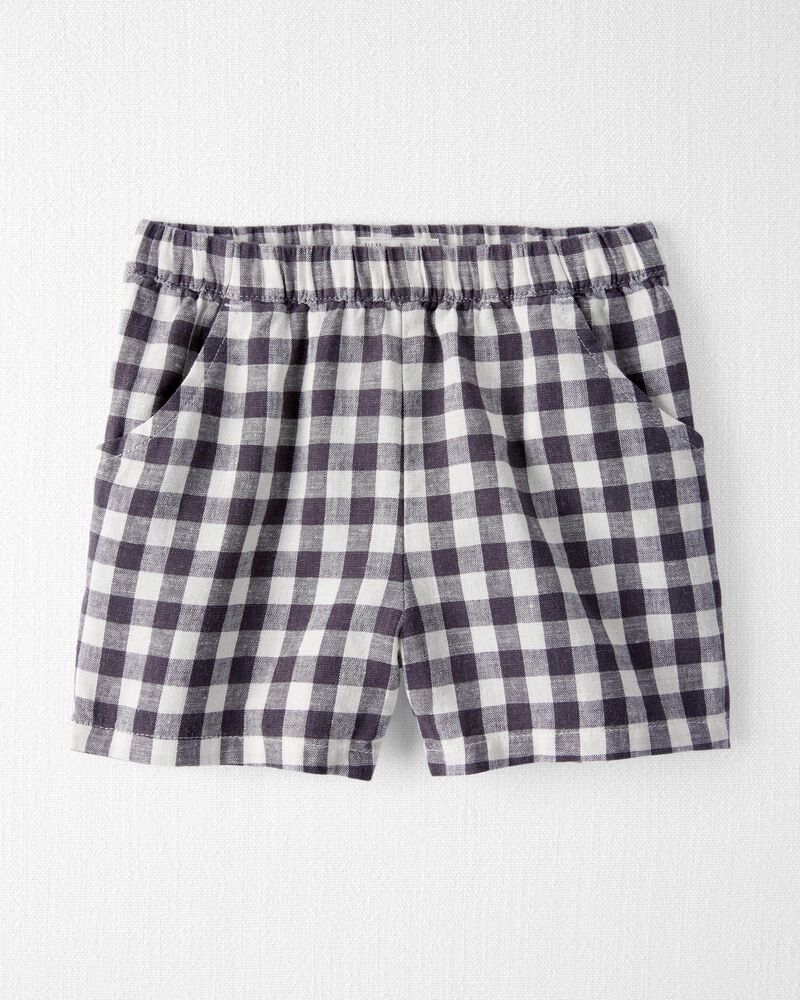 Toddler 2-Piece Ruffle Top & Gingham Shorts Set
, image 5 of 6 slides