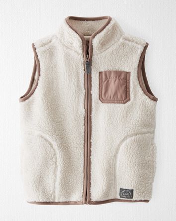 Toddler Recycled Sherpa Vest, 