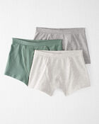 3-Pack Organic Cotton Boxer Shorts, image 1 of 4 slides