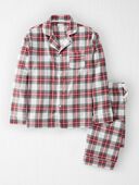 Plaid - Adult Organic Cotton Flannel Pajamas Set