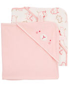 Baby 2-Pack Hooded Towels, image 1 of 2 slides