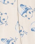 Baby Panda 2-Piece Sleep & Play Pajamas and Cap Set, image 2 of 3 slides
