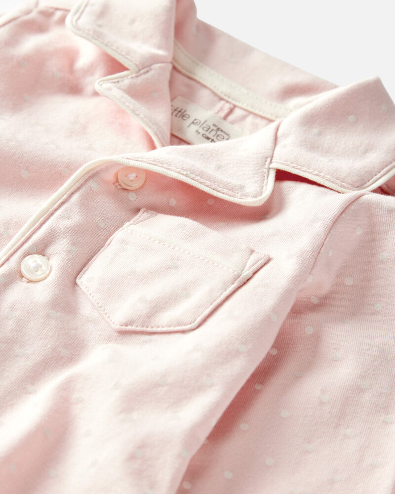 Baby Organic Cotton Coat Style One Piece, image 2 of 4 slides