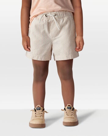 Toddler Pull-On Drawstring Shorts - Khaki, 