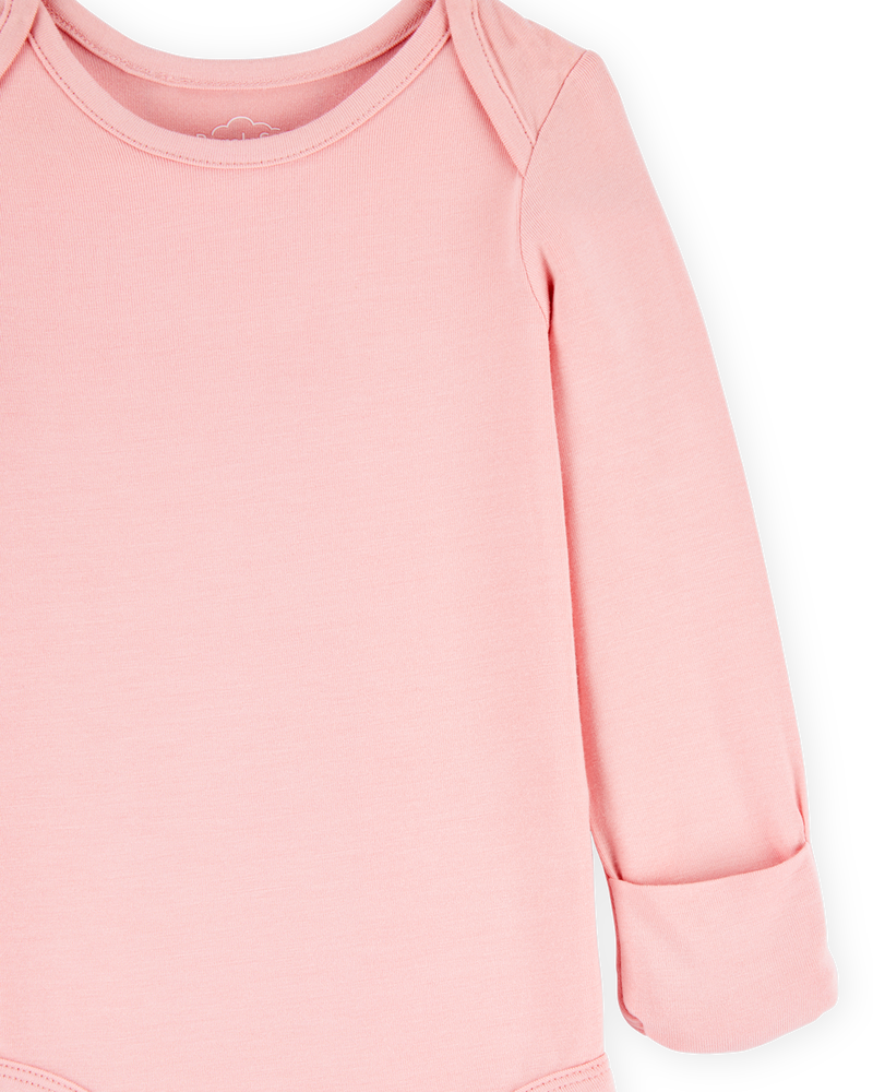 Baby 2-Pack Long-Sleeve PurelySoft Bodysuits, image 3 of 7 slides
