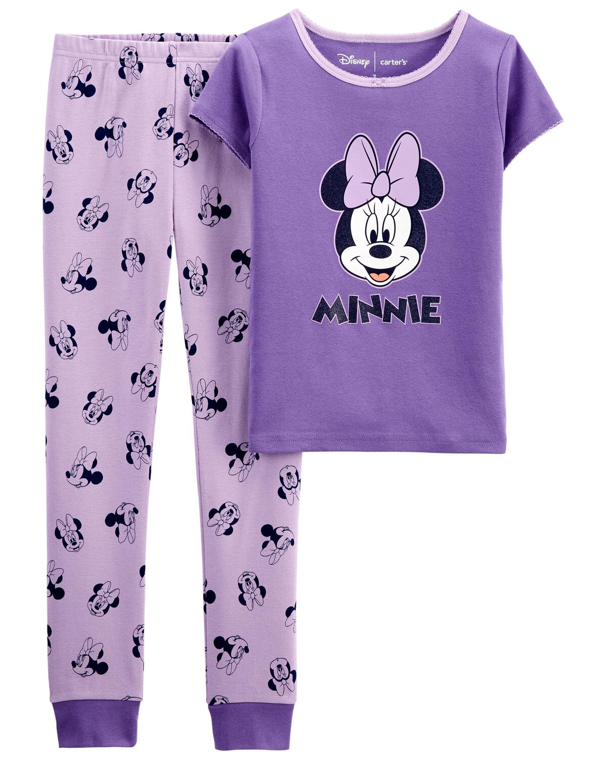 Kid 2-Piece Minnie Mouse 100% Snug Fit Cotton Pajamas