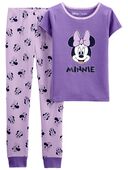 Purple - Kid 2-Piece Minnie Mouse 100% Snug Fit Cotton Pajamas