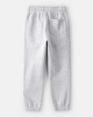 Boys Cotton Joggers - Grey, 