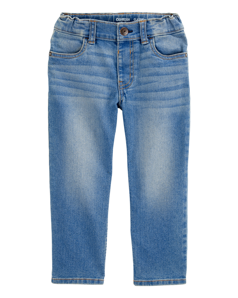 Toddler Medium Blue Wash Classic Jeans, image 1 of 4 slides