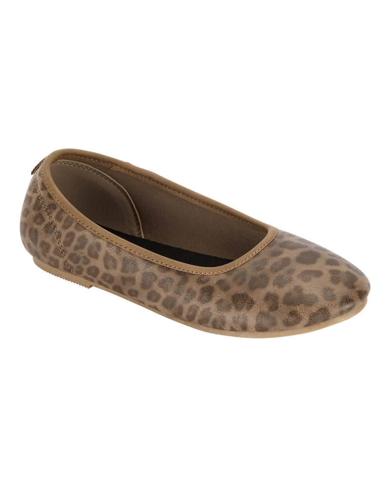 Kid Leopard Ballet Flats, image 1 of 6 slides