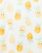 Girls 2-Pack Pineapple Nightgowns, image 2 of 4 slides