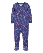 Baby 1-Piece Unicorn 100% Snug Fit Cotton Footie Pajamas, image 1 of 4 slides