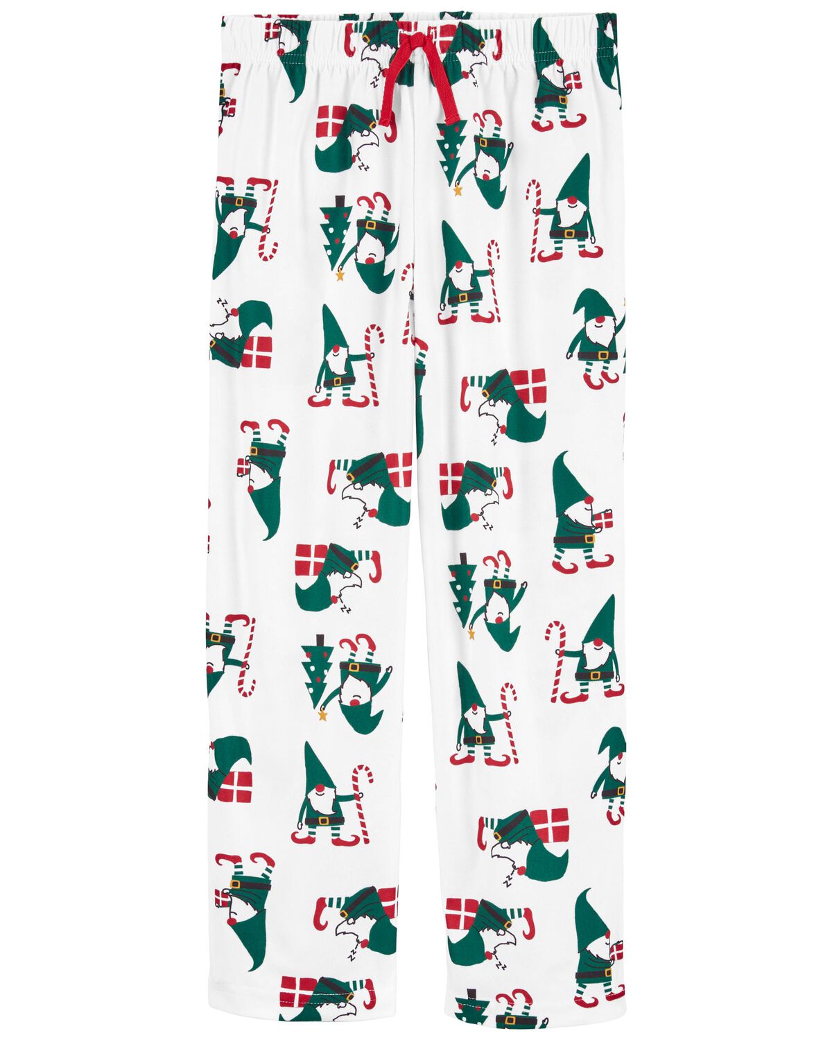 White Kid Elf Fleece Pajama Pants