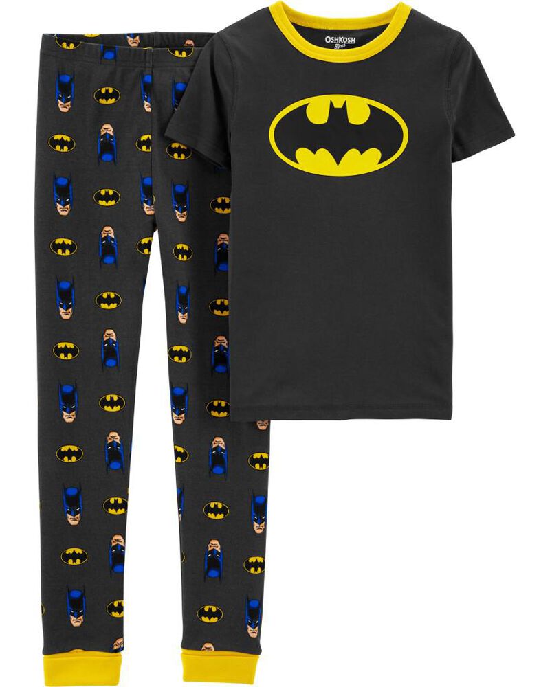 Kid 2-Piece Batman™ 100% Snug Fit Cotton Pajamas, image 1 of 2 slides