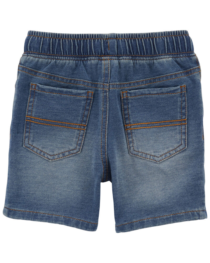 Toddler Pull-On Denim Shorts, image 2 of 3 slides