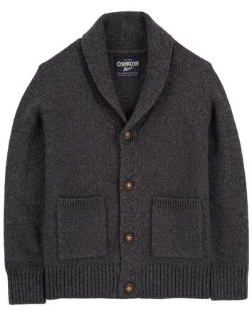 Kid Chunky Knit Button-Front Cardigan, 