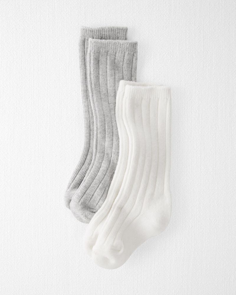 Baby 2-Pack Knee-High Socks , image 1 of 3 slides