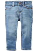 Upstate Blue - Baby Medium Blue Wash Skinny-Leg Jeans