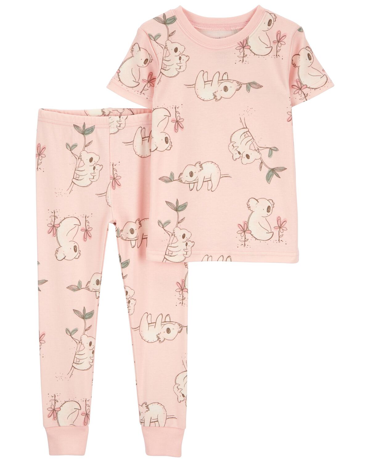 2-Pack Baby & Toddler Girls Koala Fleece Pajamas – Gerber