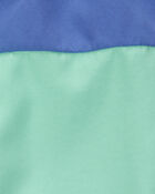 Boys Colorblock Swim Trunks - Green/Blue, image 3 of 4 slides