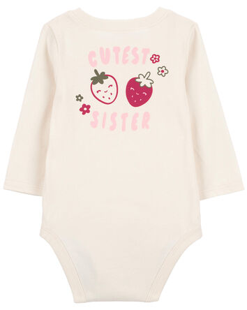 Baby Sister Strawberry Collectible Bodysuit, 