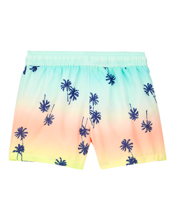 Toddler Boy Palm Tree Swim Trunks, 