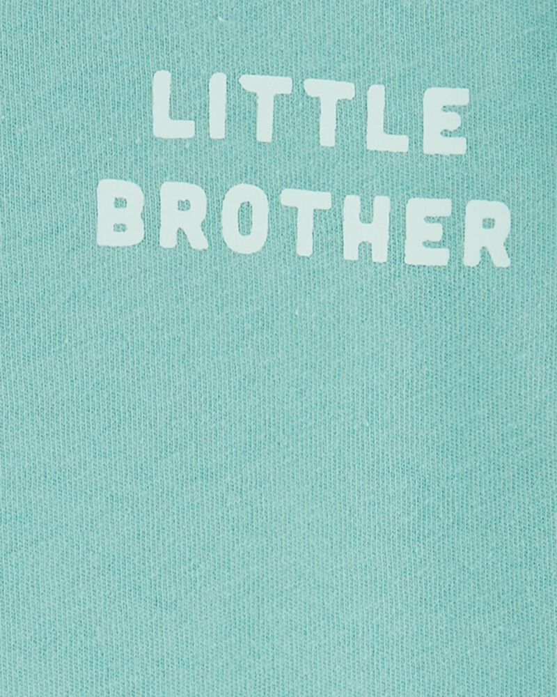 Baby Little Brother Cotton Bodysuit, image 3 of 5 slides