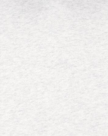 Kid Hooded French Terry Short-Sleeve Tee - Grey, 