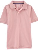 Pink - Kid Pink Piqué Polo Shirt