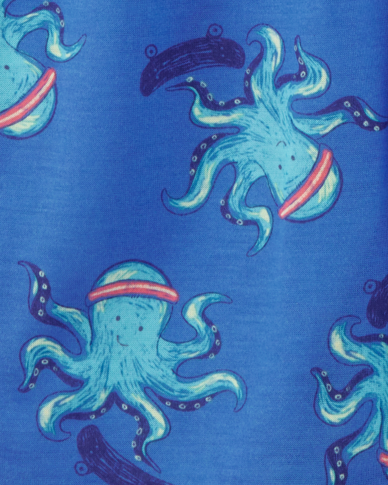 Kid 4-Piece Loose Fit Pajamas, image 6 of 6 slides